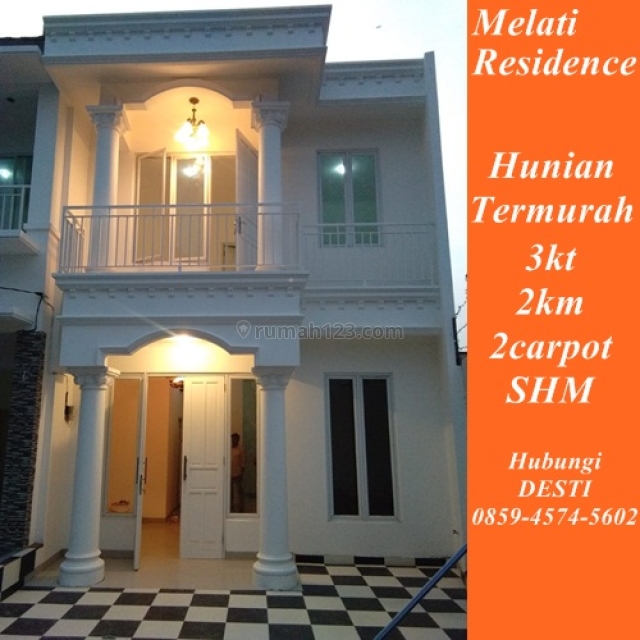 rumah bertingkat 2lantai sangat murah anti banjir di pamulang, BSD Taman Edelweis, Tangerang
