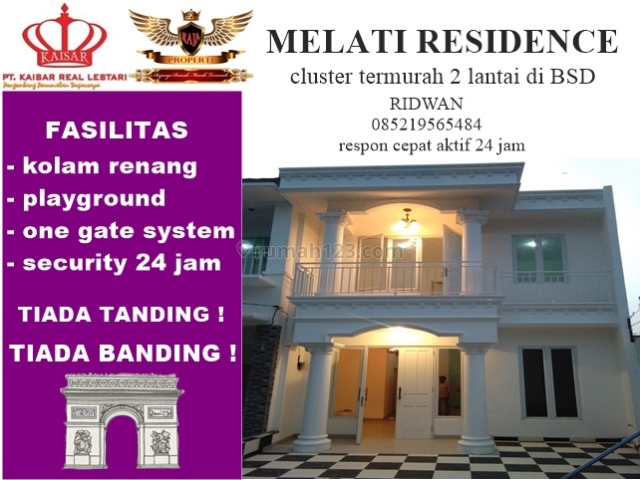 melati residence 3 kamar tidur termurah di Serpong, Kampung Utan, Tangerang