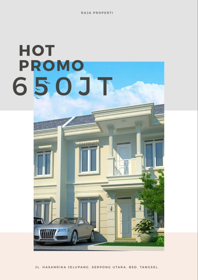 rumah 2lantai harga santai kawasan bsd city, bsd, serpong, BSD Telaga Golf, Tangerang