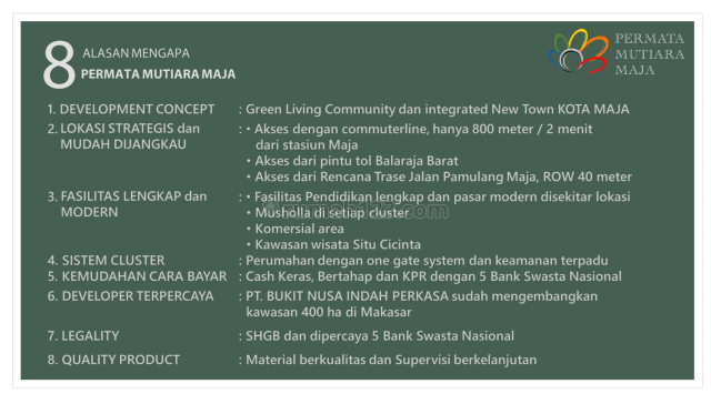 Rumah Siap Huni di Permata Mutiara Maja : Kalimaya 1 - Dahlia, Maja, Lebak