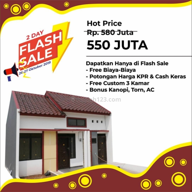 Rumah Strategis dekat stasiun depok lama, Cipayung, Depok