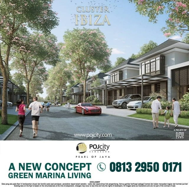 Rumah Mewah di Tepi Pantai Marina Semarang. 1menit dr Bandara. LB 152 LT 144, Puri Anjasmoro, Semarang