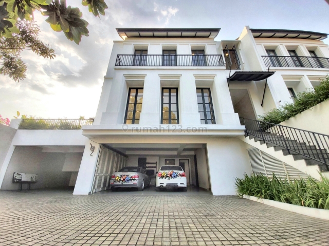 PONDOK PINANG / VETERAN - RUMAH MEWAH FULL MARMER, VIEW HALAMAN HIJAU, Pondok Pinang, Jakarta Selatan