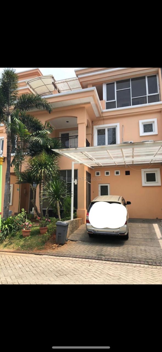 RUMAH TOWN HOUSE MEDITERANIA RESORT PIK 8X20M2, VIEW DANAU RP 8,5M, Pantai Indah Kapuk, Jakarta Utara