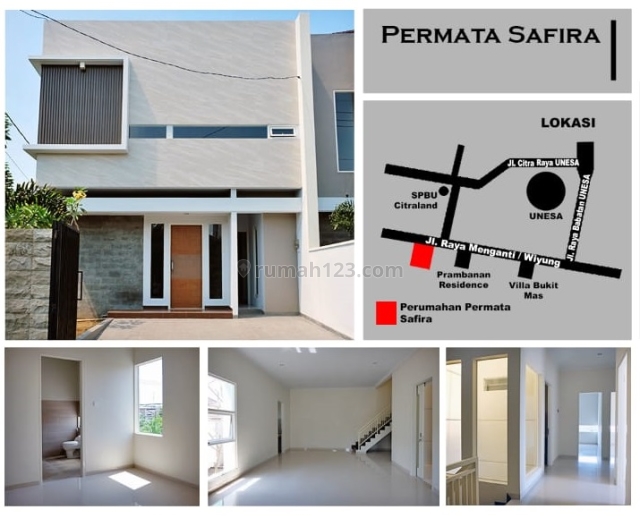 Rumah BARU GRESS Lokasi Permata Safira Wiyung, Wiyung, Surabaya