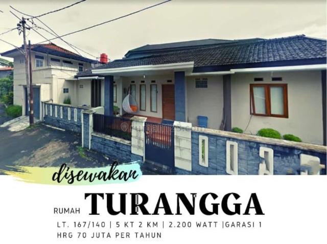 Rumah 1 LT Full Furnished Dalam Komplek Turangga, dekat Trans Studio, Turangga, Bandung