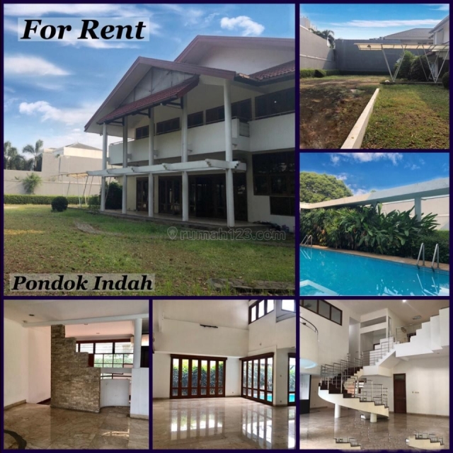 Rumah Halaman Luas dengan Pool area Pondok Indah, Pondok Indah, Jakarta Selatan