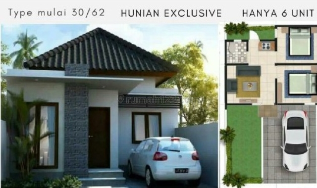Rumah mungil di Citayem murah dekat Angkutan umum, Citayam, Depok