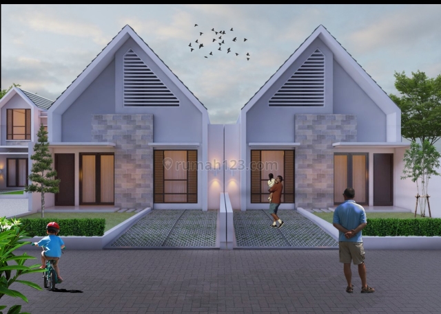 rumah minimalis 2 lantai cihanjuang jalan depan bisa 2 mobil, Cihanjuang, Bandung