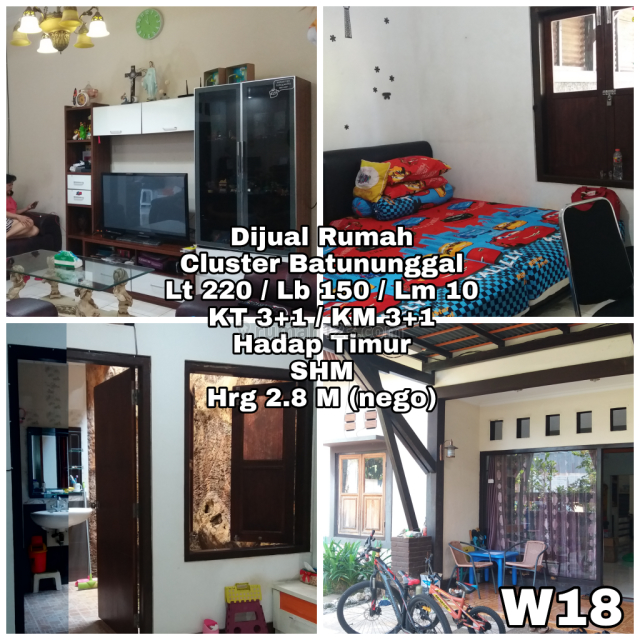 Rumah 2 Lantai di Batununggal Sentosa, Bandung, Batununggal, Bandung