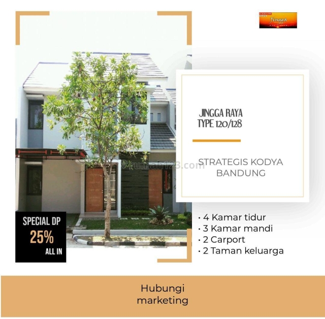 Ekslusif Rumah Mewah 2 Lantai Kota Bandung Main Road JL Ciwastra Desain Bisa Custom, Ciwastra, Bandung