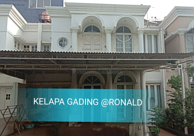 STOK LANGKA!! RUMAH CLUSTER GADING RIVIERA 9X17 HDP UTARA KELAPA GADING, Kelapa Gading, Jakarta Utara