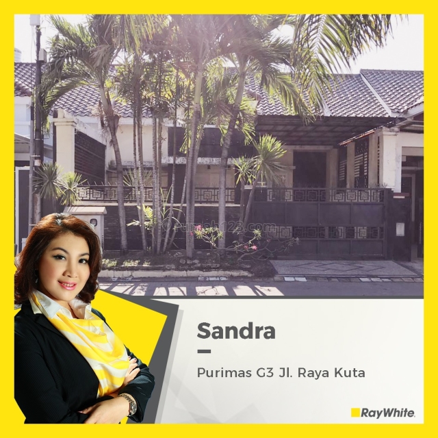 Rumah di Purimas Blok G, Jl. Raya Kuta, Gunung Anyar Siap Huni, Gununganyar, Surabaya