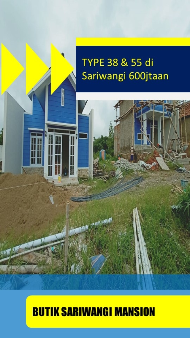 RUMAH BARU SARIWANGI unik dkt setiabudi, sukajadi pasteur bebas banjir, Geger Kalong, Bandung