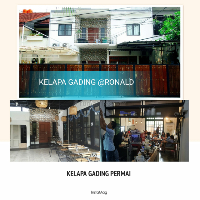 RUMAH CAFE JARANG ADA!!! 2LT FULL GRANIT DI KELAPA GADING SUMMARECON, Kelapa Gading, Jakarta Utara