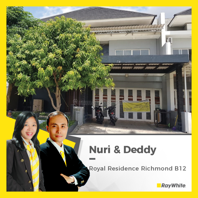 Rumah Royal Residence Cluster Richmond Wiyung Surabaya, baru dan siap huni, Lakarsantri, Surabaya