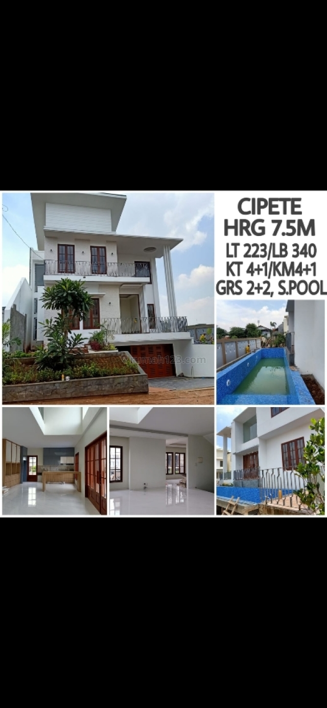 town house, Cipete, Jakarta Selatan