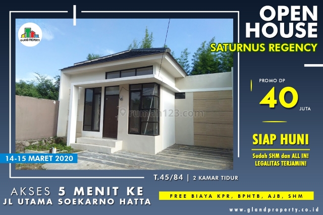 MURRAAhH!!!..RUMaH READY STOCK DP 40 JUTA ALL IN DI SATURNUS MARGAHAYU DEKAT METRO, BY PASS DAN KAWASAN PERKANTORAN, Bandung Kota, Bandung