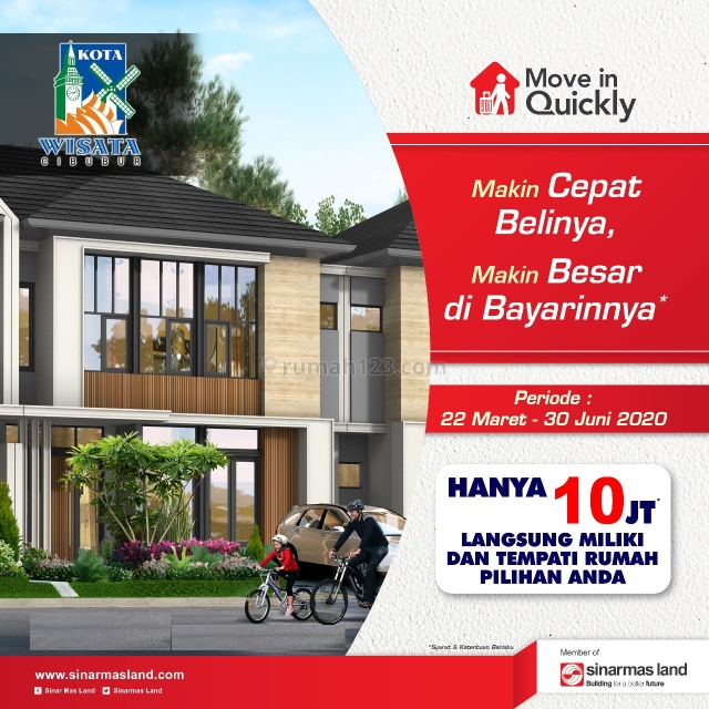 Cluster Miami, Perumahan Mewah Baru Kota Wisata Cibubur 2020, Kota Wisata, Bogor