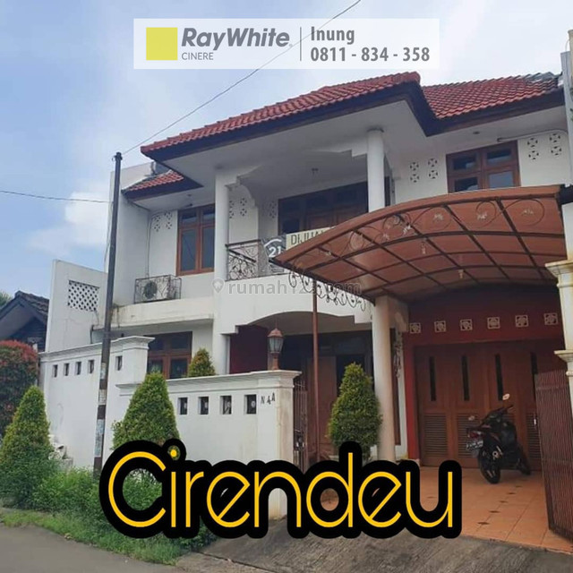 Dijual Rumah Cantik Dalam Komplek Cirendeu, Cirendeu, Jakarta Selatan