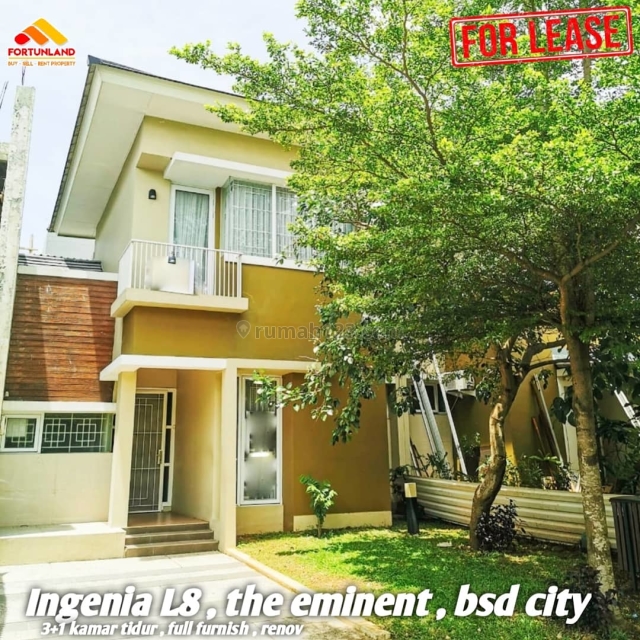 Rumah sudah renov dan full furnish di cluster ingenia, BSD Eminent, Tangerang