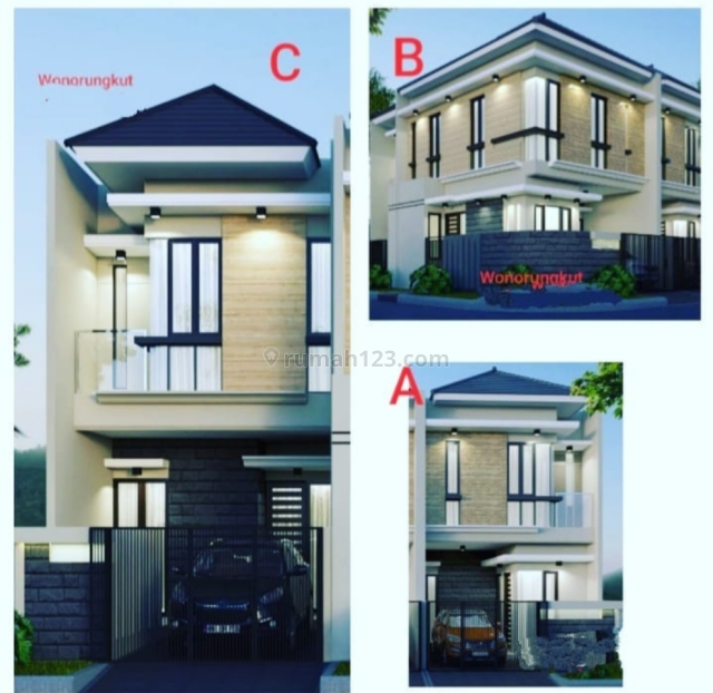 rumah cantik new gress wonorungkut, dekat Merr, Wonorejo, Surabaya