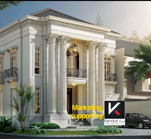 Rumah mewah konsep classic with pool akses 2 mobil dekat tol andara, Jagakarsa, Jakarta Selatan