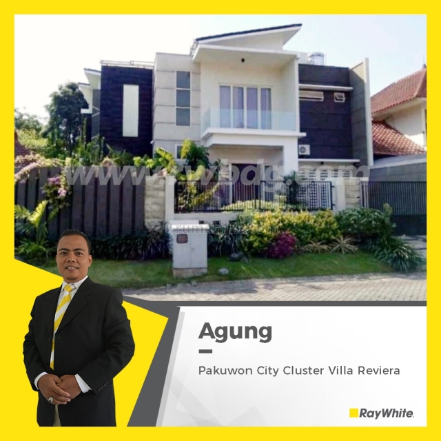 Rumah Mewah Pakuwon City cluster Villa Riviera Siap Huni, Pakuwon City, Surabaya
