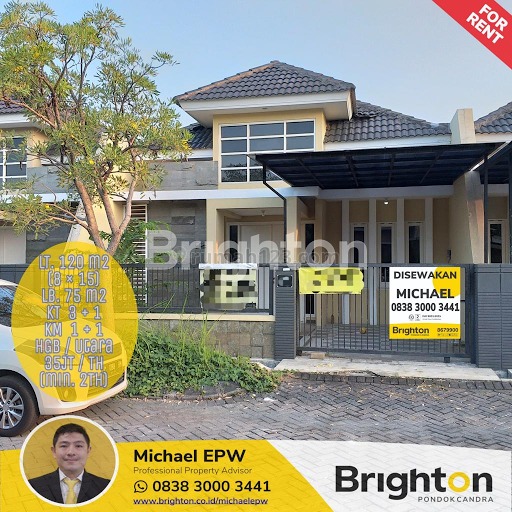 RUMAH 1LT FR MURAH BARU GRESS MINIMALIS SIAP HUNI PONDOK CANDRA, Pondok Tjandra, Sidoarjo