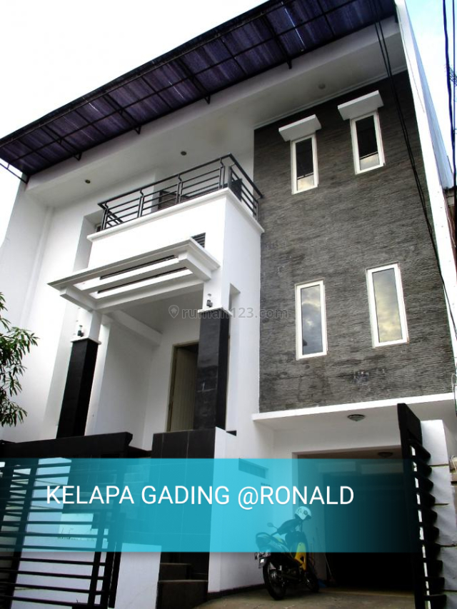 JANUR ELOK, KELAPA GADING 3 LANTAI 11X17 BRAND NEW BANGUNAN KEKAR, Kelapa Gading, Jakarta Utara