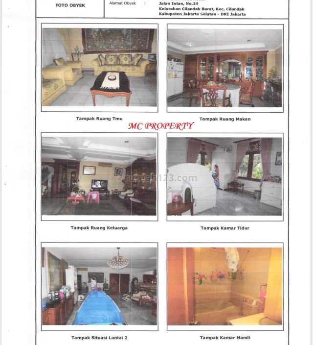 Lelang Cessie-Rumah Mewah-Harga Terjangkau-Jl Intan Cilandak, Cilandak, Jakarta Selatan