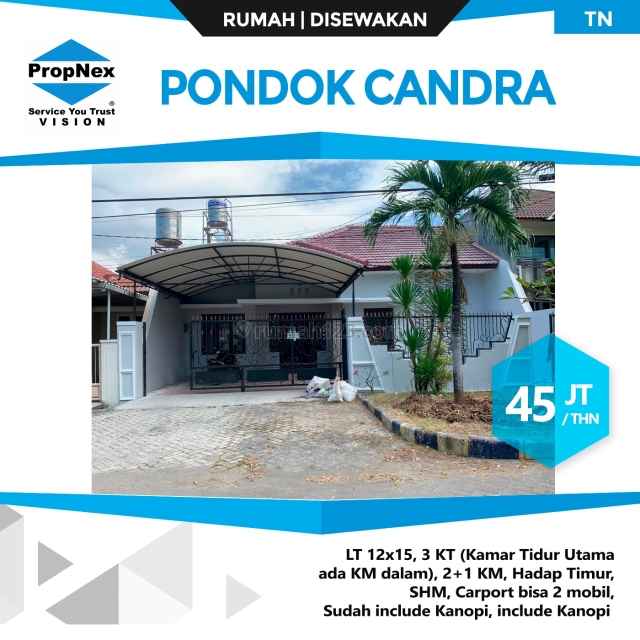 Rumah Pondok Candra Siap Huni Baru Renov Kinyis2, Waru, Sidoarjo