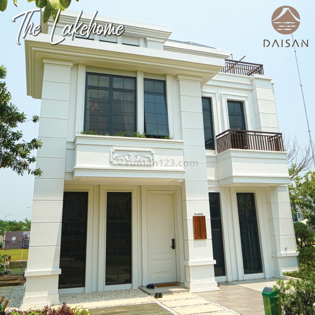 Rumah Nuansa Eropa Mewah Ditepi Danau Daisan Lavon Swancity, Cikupa, Tangerang