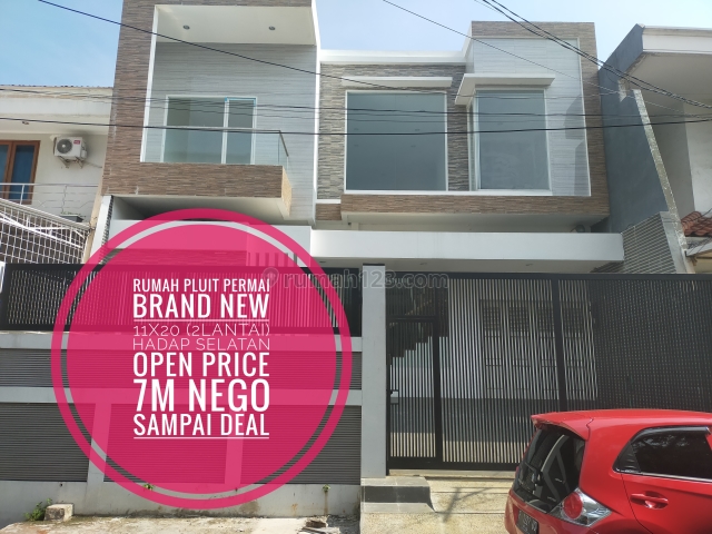 RUMAH PLUIT PERMAI 2LT BRAND NEW UK 11X20 HARGA 7M NEGO!, Pluit, Jakarta Utara