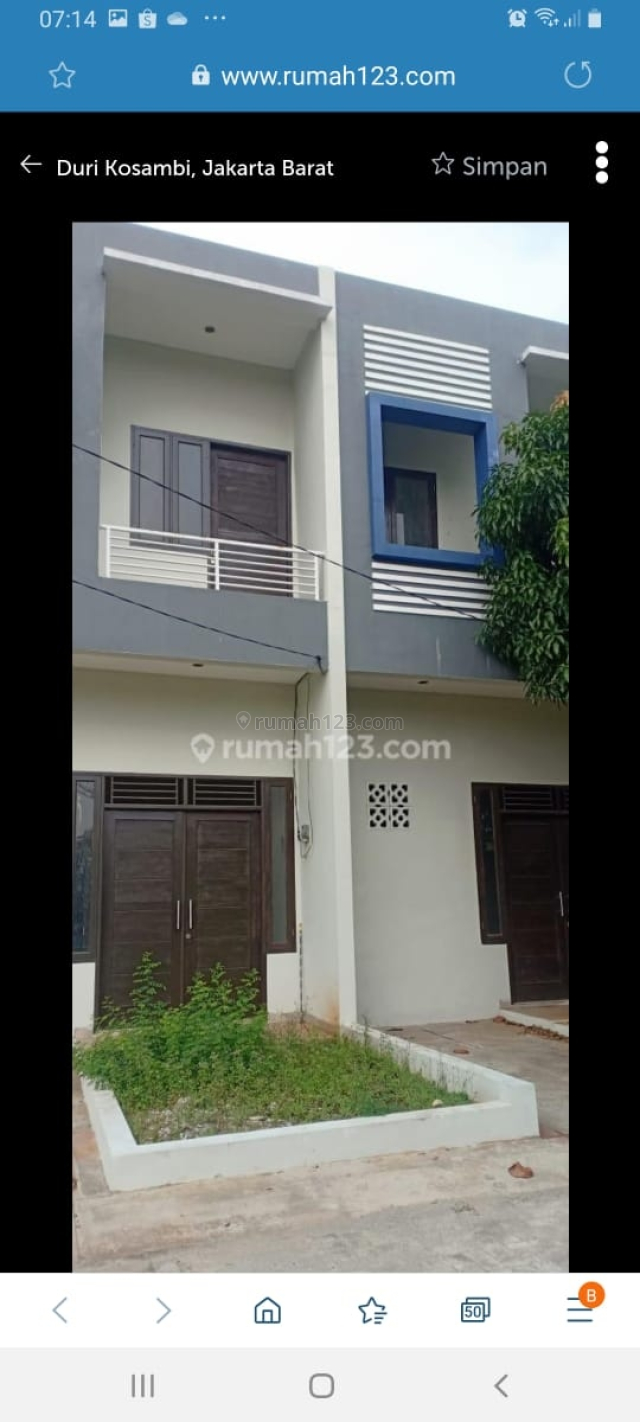 Rumah di Kresek Raya, LT 85m2, Harga 32,5jt, Duri Kosambi, Jakarta Barat, Duri Kosambi, Jakarta Barat