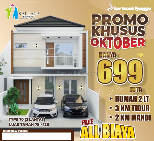Town house murah dan aman Sawunggaling Banyumanik, Banyumanik, Semarang