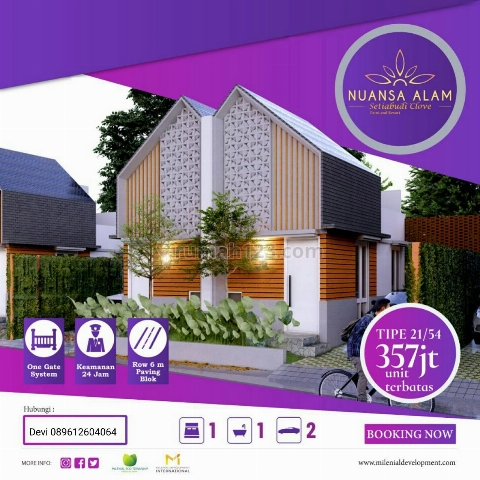 Rumah unik harga terjangkau di bandung, Cidadap, Bandung