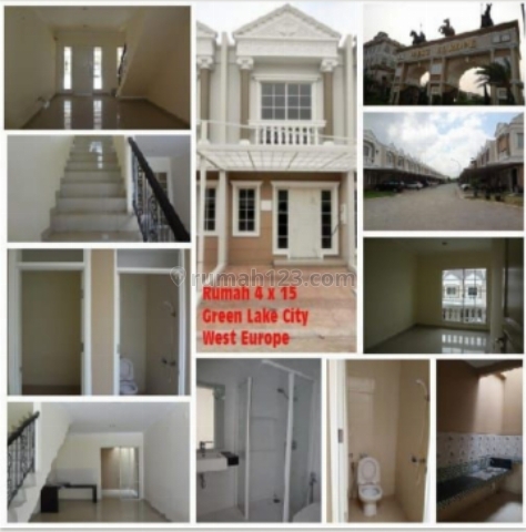 Rumah Green Lake City, Cluster West Europe, Uk 4x15, unit rapi, Harga : 40 jt perth, Green Lake City, Jakarta Barat, Cipondoh, Tangerang, Green Lake City, Jakarta Barat