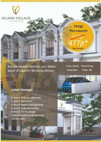 Rumah mewah gaya american clasic harga terjangkau, Buah Batu, Bandung