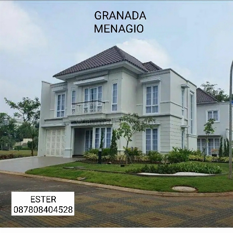 RUMAH MEWAH 2 LANTAI HANYA 2,5M INC PPN GRANADA@MENAGGIO DIKAWASAN ILLAGO, Gading Serpong IL Lago, Tangerang
