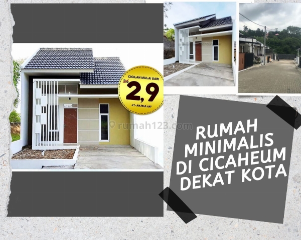 Rumah Minimalis dekat pusat kota bandung dengan model yang mewah dan milenial DP Ringan, Cicaheum, Bandung