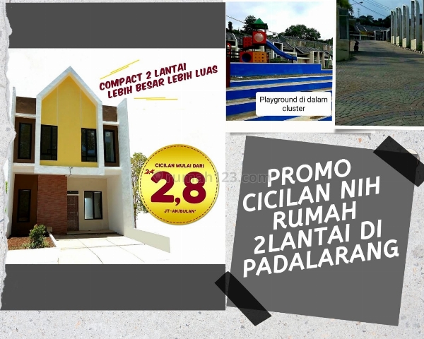 Rumah Idaman di Padalarang Lokasi Strategis dekat ke Tol Padalarang dan RS Cahaya Kawaluyaaan, Padalarang, Bandung