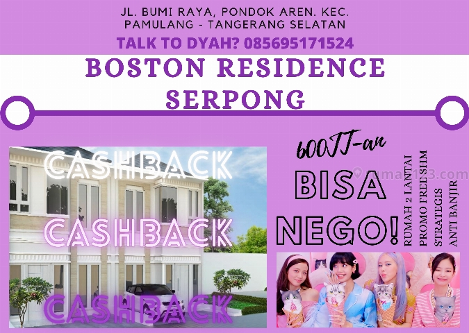 Rumah 2 lt lokasi strategis, mewah, nyaman, anti banjir cuma 600JTan! Bisa NEGO, Free SHM senilai 50JTan!, Fatmawati, Jakarta Selatan