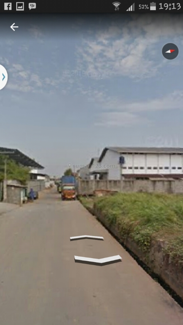 tanah ideal 12x50 tanah kosong SHM kapuk kedaung, Kapuk, Jakarta Utara
