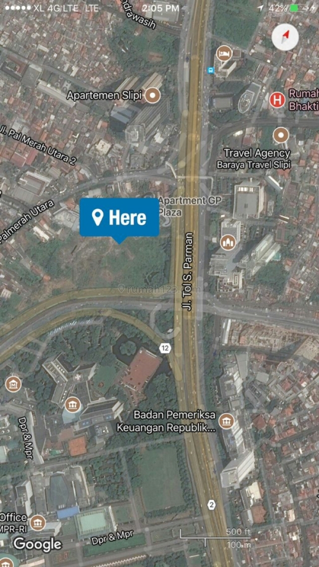 Tanah Gatot Subroto dibawah NJOP, Gatot Subroto, Jakarta Selatan