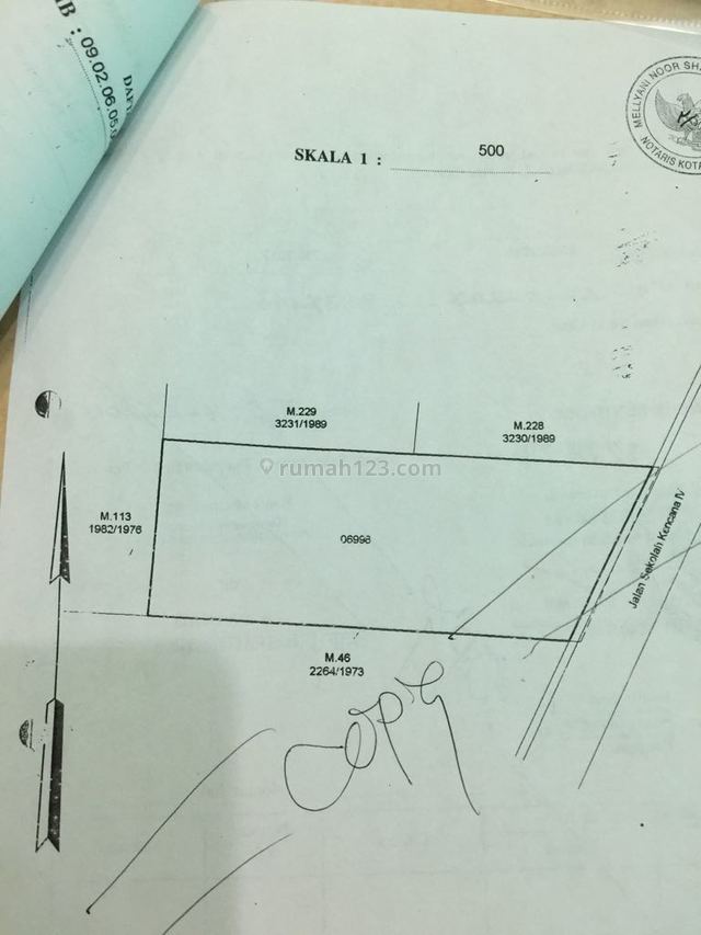Tanah di Jual Pondok Indah Jalan Sekolah Kencana, Pondok Indah, Jakarta Selatan