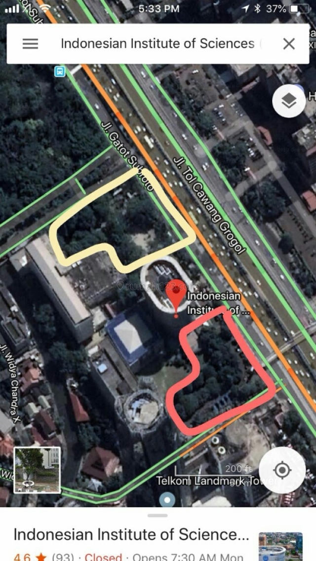 Tanah gatot subroto Dibawah NJOP, Gatot Subroto, Jakarta Selatan