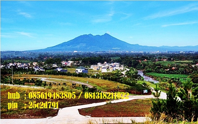 kavling view gunung salak, Sentul City, Bogor