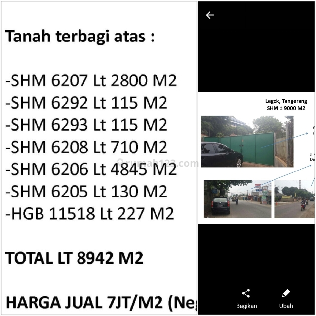 tpi00543 Li Tanah di Tangerang, Legok, Tangerang