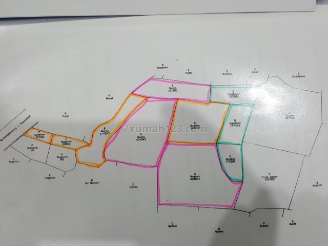 Tanah Zona kuning 38.000 m cocok untuk Perumahan Gudang Ternak dll Produktif Banget, Purwodadi, Purwodadi